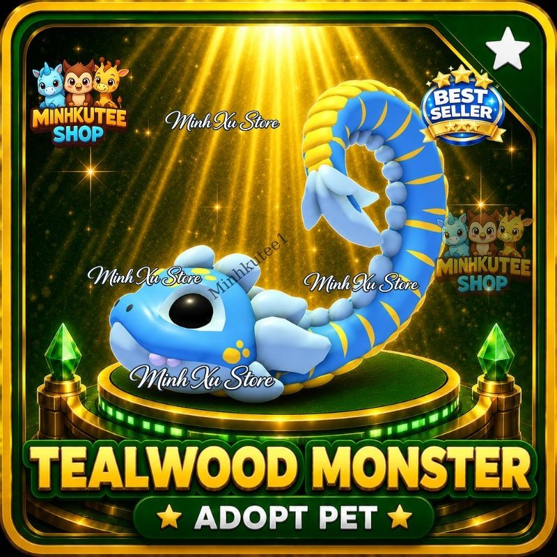 🌲 Tealwood Monster | MFR/NFR/FR Meega & Neoon Adopt Pet – Trusted Store ⚡ Fast