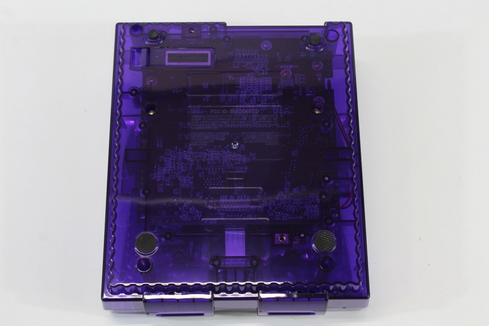 Super Nintendo Clear Purple Console SNES SFC Converted AC S-Video HDMI Adapter 1