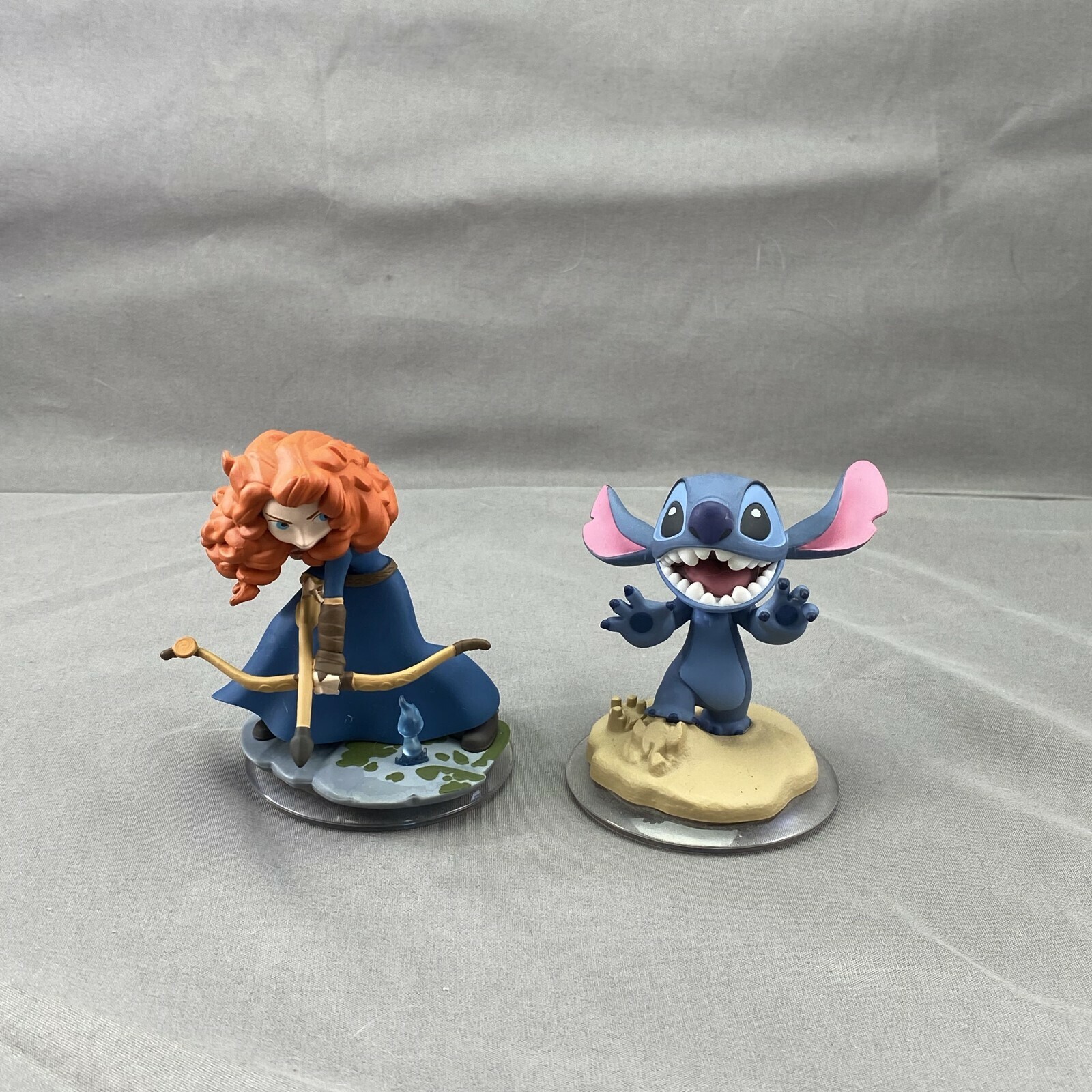 DISNEY INFINITY – MERIDA/STITCH Toy Box Pack Brave/Lilo and Stitch Loose w/ Card