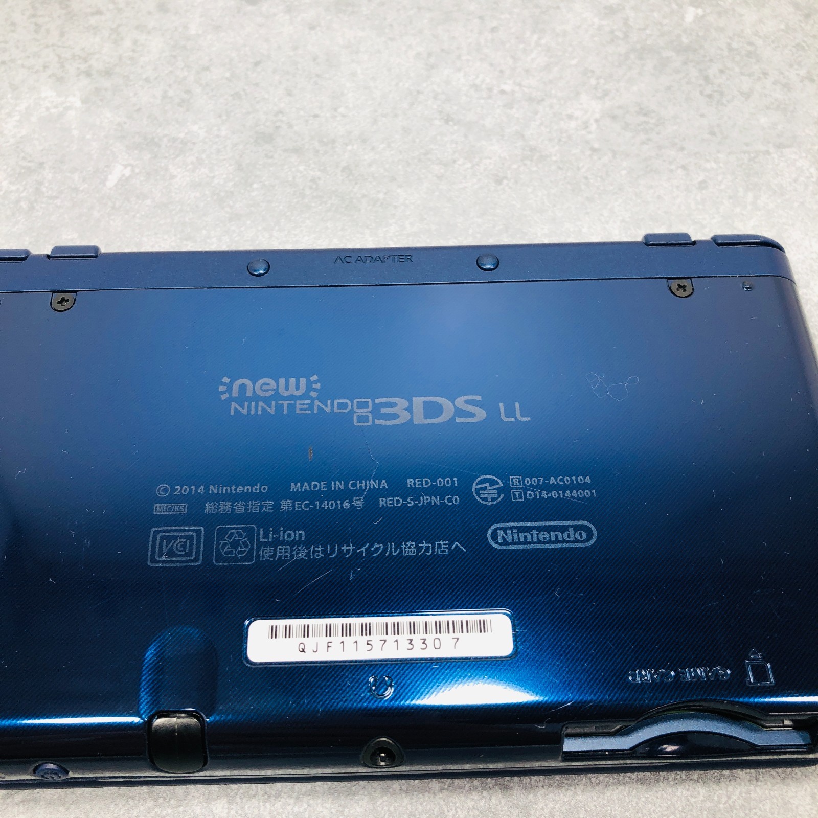 [Top IPS / EX+5] New Nintendo 3DS LL XL Metallic Blue NTSC-J Japanese ver 06-121