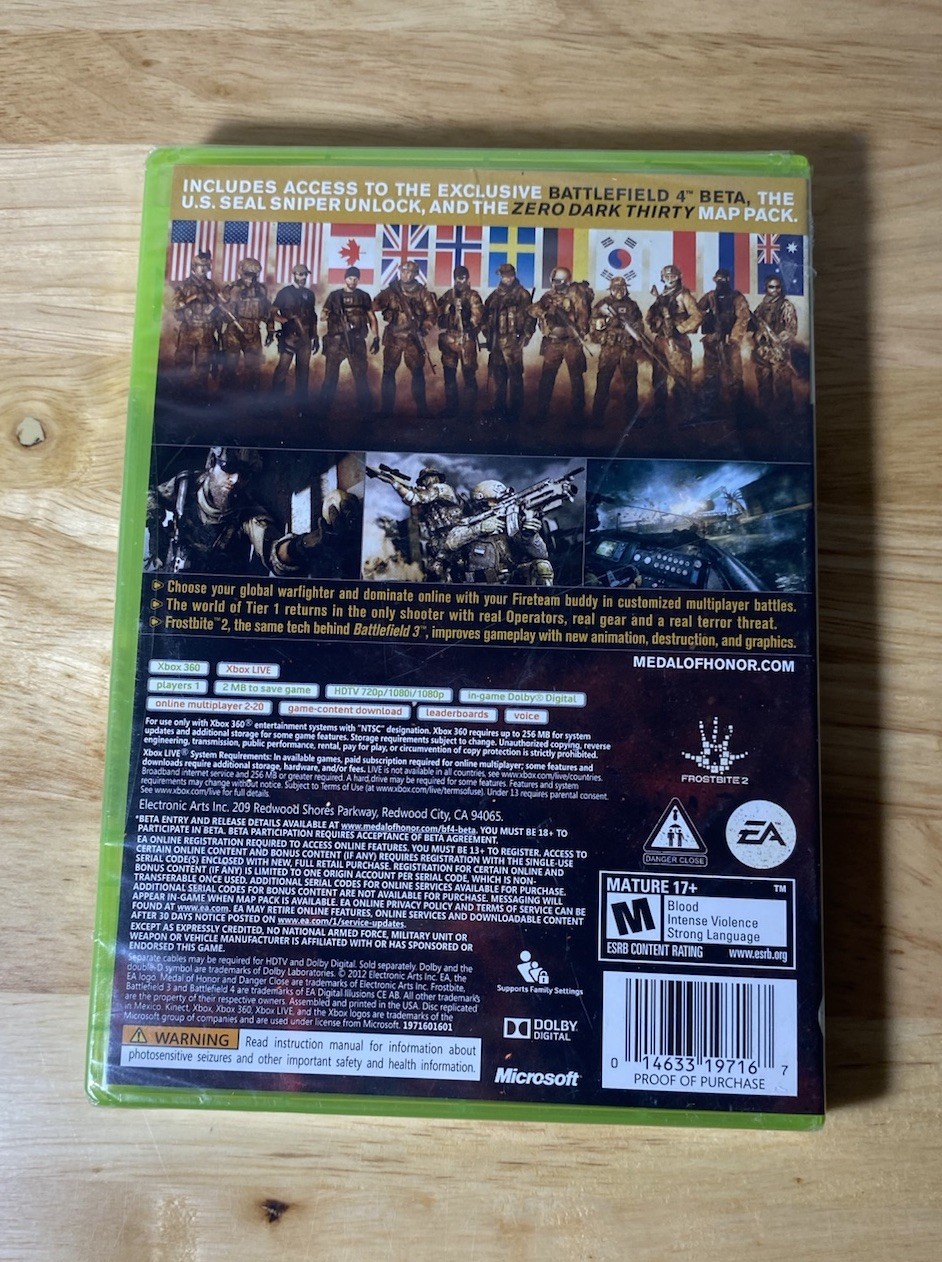 Medal of Honor: Warfighter — Limited Edition (Microsoft Xbox 360, 2012) Read