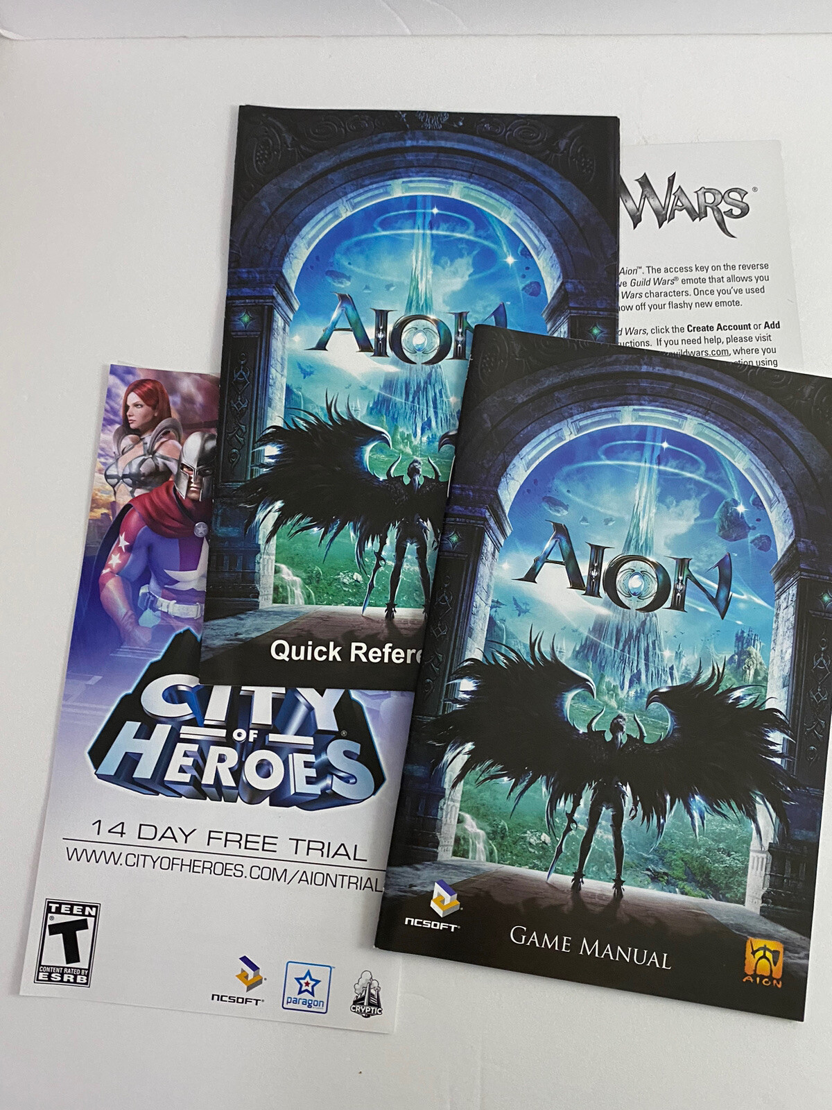 Aion (PC DVD-Rom, 2009, 2-Discs) Steelbook Edition Complete w/Game manual CIB