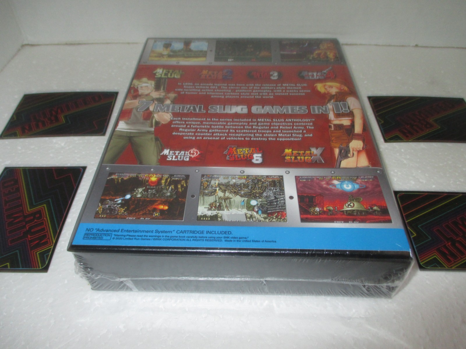 Metal Slug Anthology CE PS4 Brand New Sealed LRG Neo Geo with 4 Cards Included !
