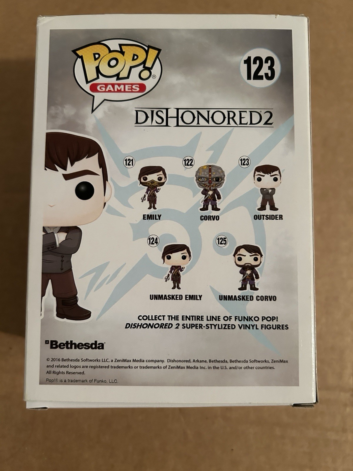 Funko Pop! Games Dishonored 2 Outsider Vinyl Figure #123 Boxed (2016)