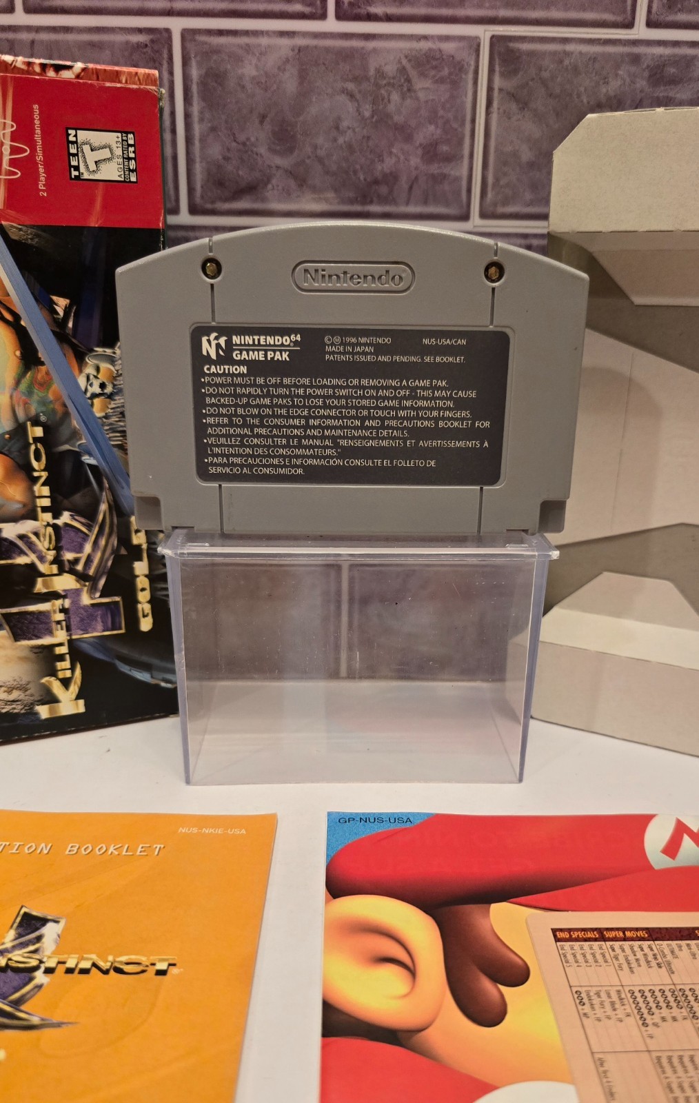 Nintendo N64 Killer Instinct Gold CIB *Tested & Works*