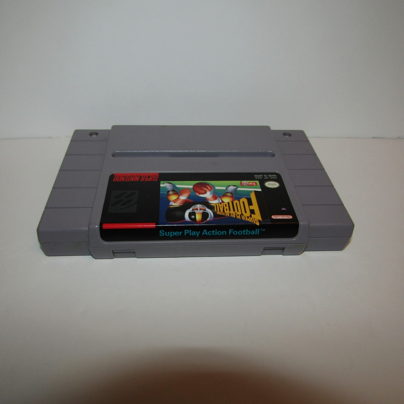 Super Play Action Football Team NFL Super Nintendo w/ Manual Tested & Working