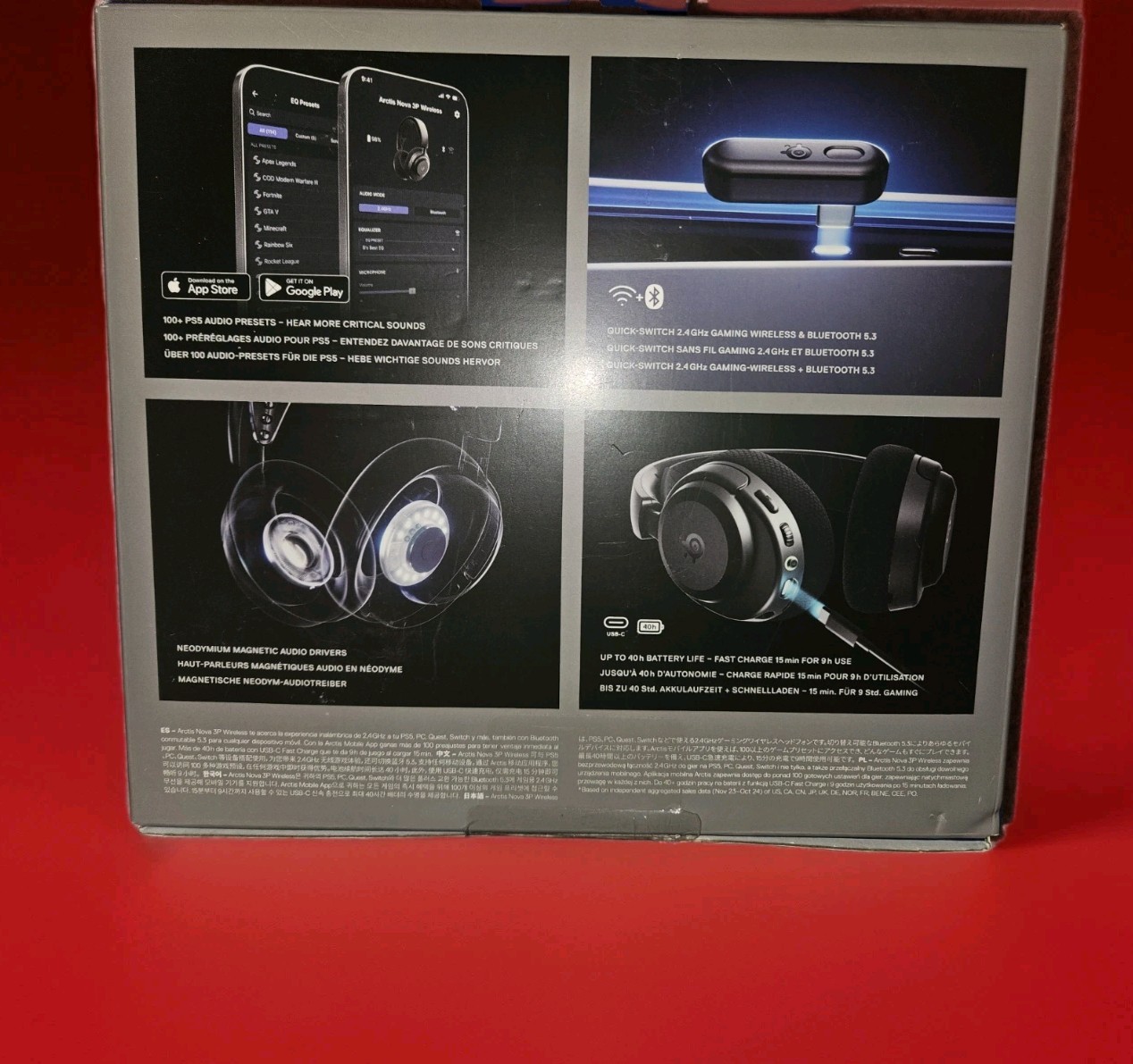 New & Sealed! SteelSeries Arctis Nova 3P Wireless Multi-Platform Gaming Headset