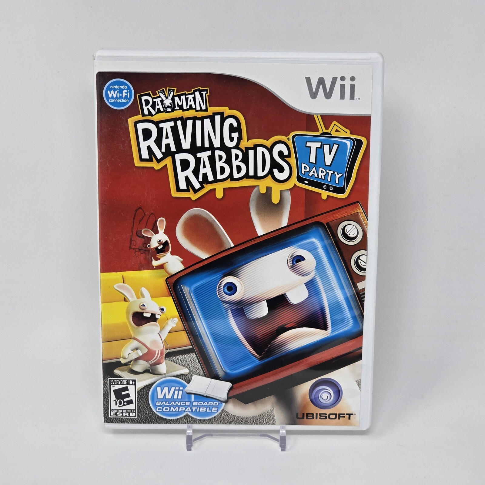 Rayman Raving Rabbids: TV Party (Nintendo Wii) CIB COMPLETE & TESTED