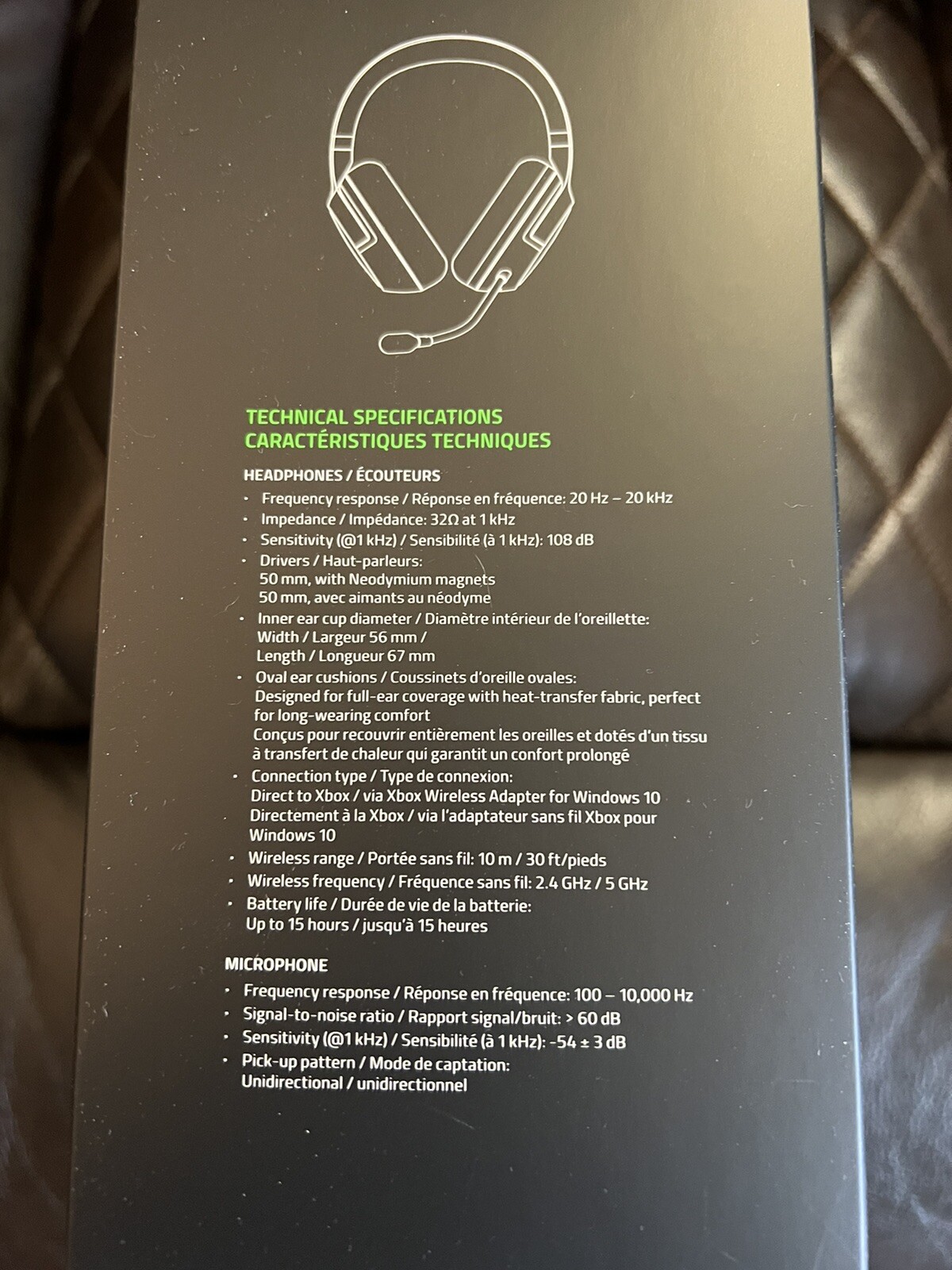 Razer Kaira Wireless Gaming Headset for Xbox Series X/S – Black/Green