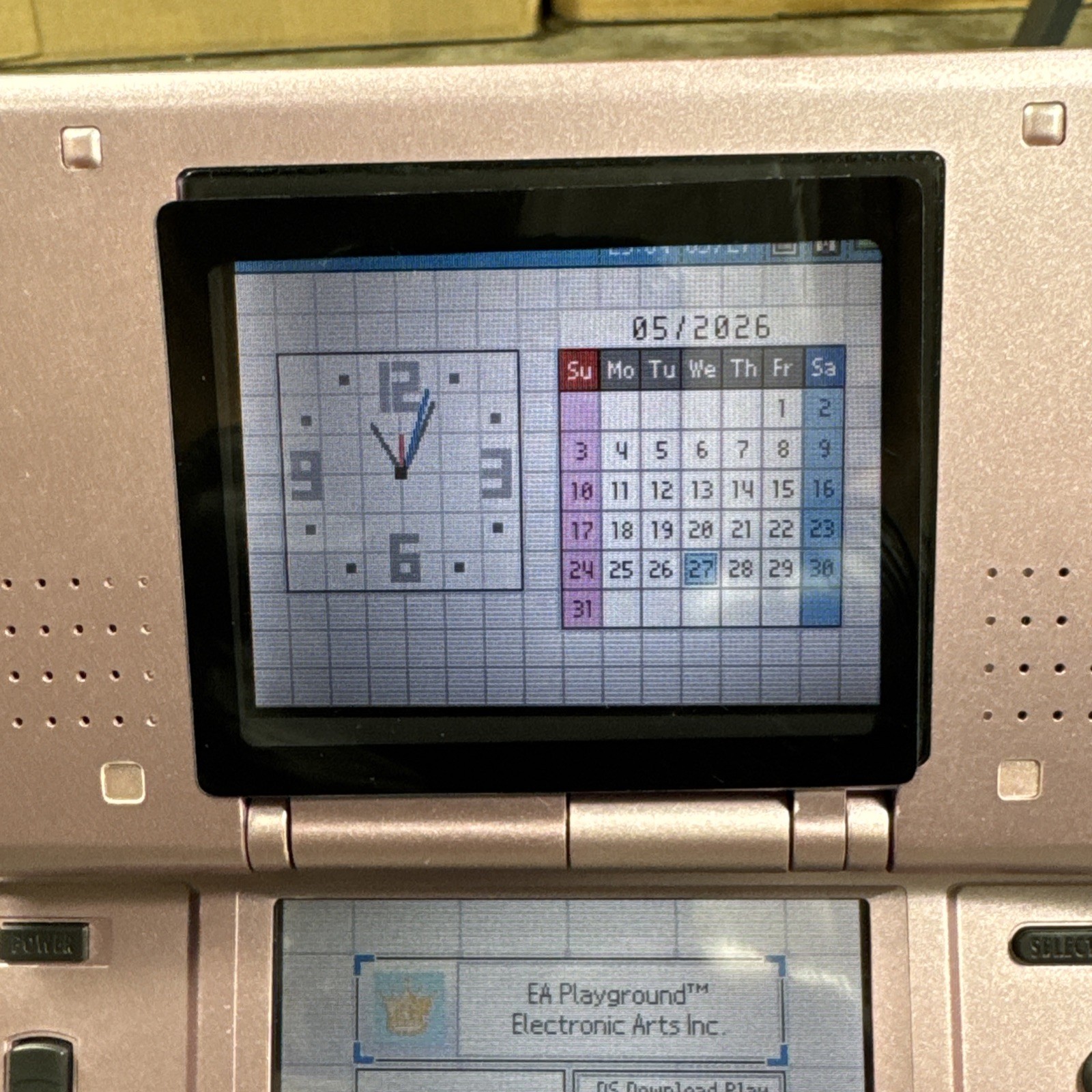 Nintendo DS OG Original Console (NTR-001) Pink w/ OEM Charger Stylus & Case
