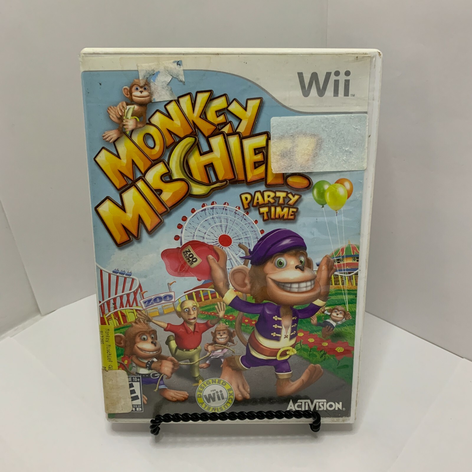 Monkey Mischief: Party Time (Nintendo Wii Children’s Game) Complete.-Activision-