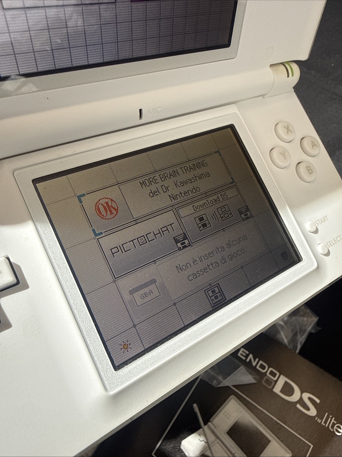 Nintendo DS Lite White Handheld Console CIB Tested Working