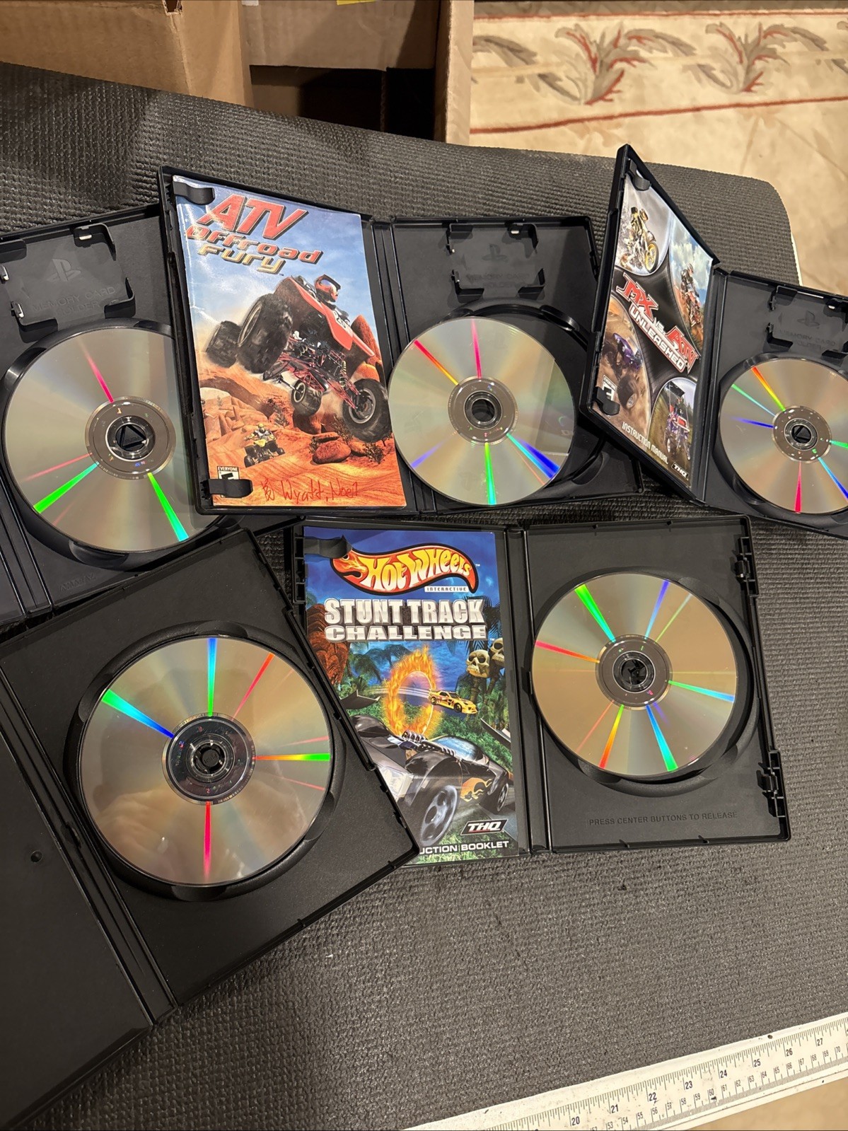 Sony PlayStation 2 PS2 CIB COMPLETE ATV OFFROAD FURY 1 2 3 & More , Hot wheels