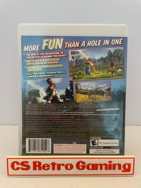 Hotshots Golf Out of Bounds (PlayStation 3, PS3) Complete w/Manual Test