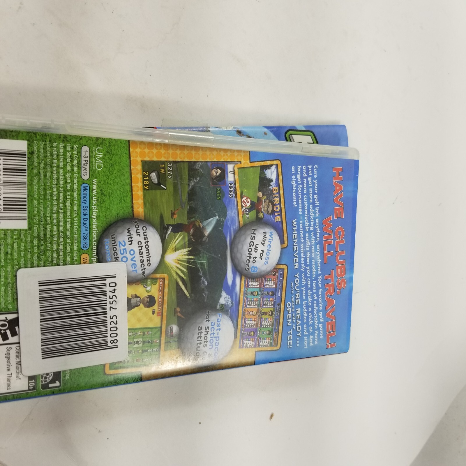 Hot Shots Golf Open Tee (Sony PlayStation Portable PSP) Complete CIB