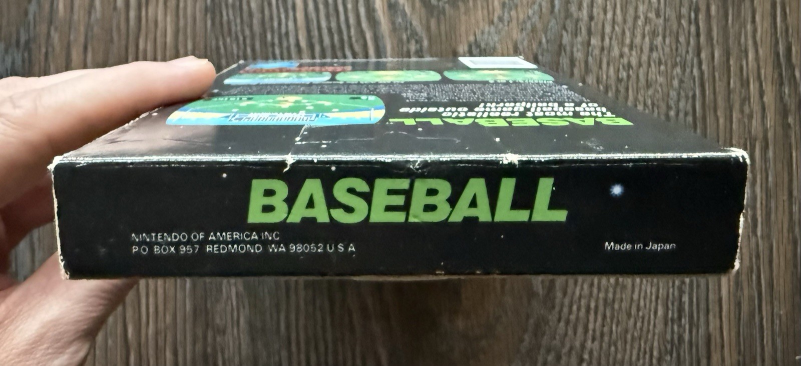 Baseball Complete in Box CIB Hangtab No Code EARLY PRINT (Nintendo, NES 1985)🔥