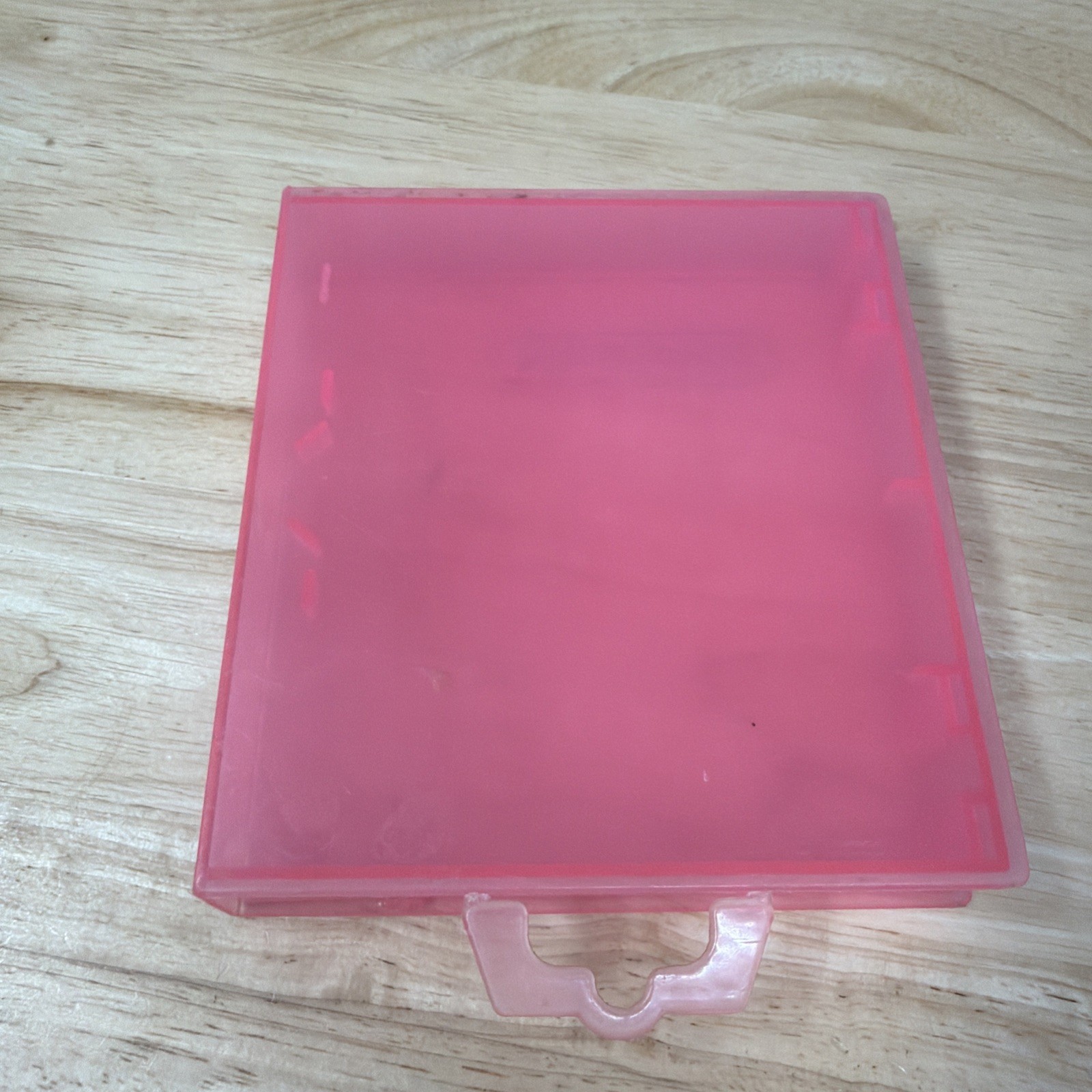 Vintage NES Pink Clamshell Game Case Red Foil Nintendo Cartridge Holder