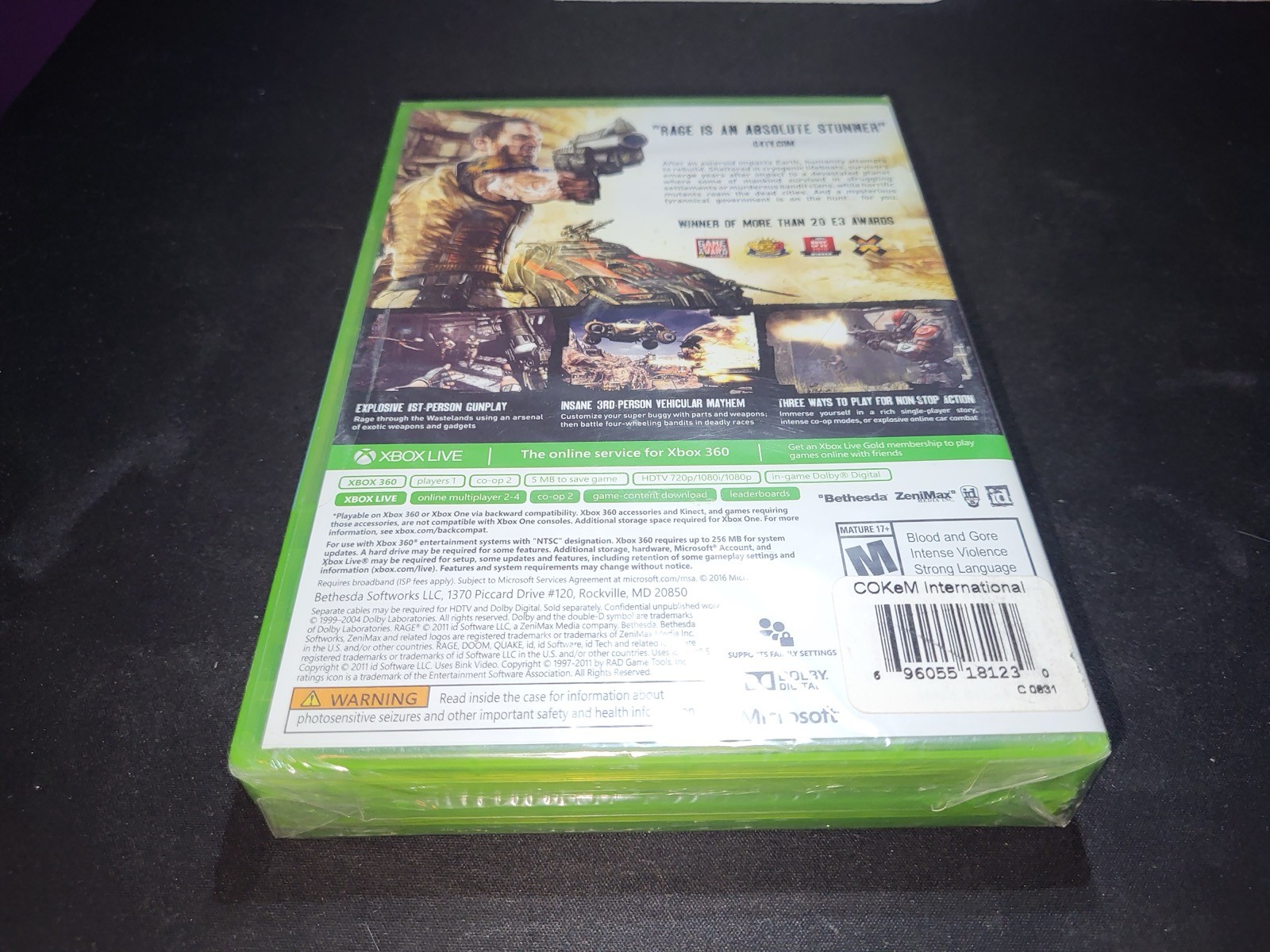 Xbox Greatest Hits 2 Pack Fallout 3 GOTY Edition/Rage Xbox 360/One NEW SEALED
