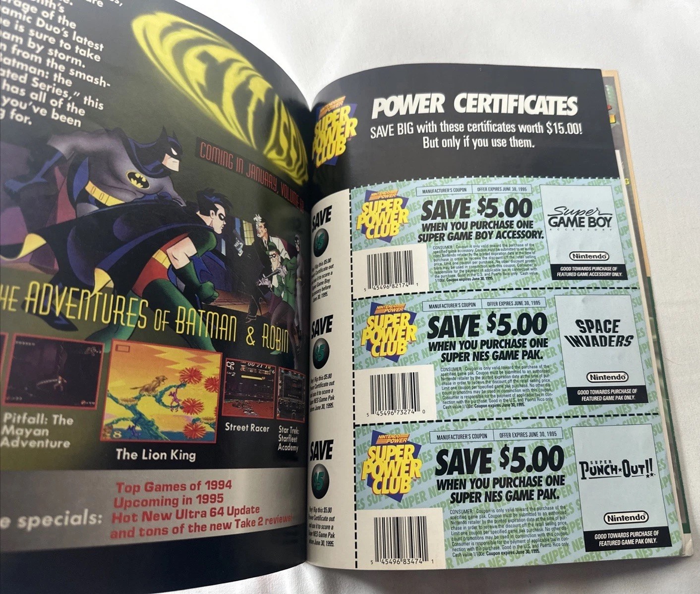 Nintendo Power Magazine 67 1994 Earthworm Jim w/ Poster + Cards + Inserts