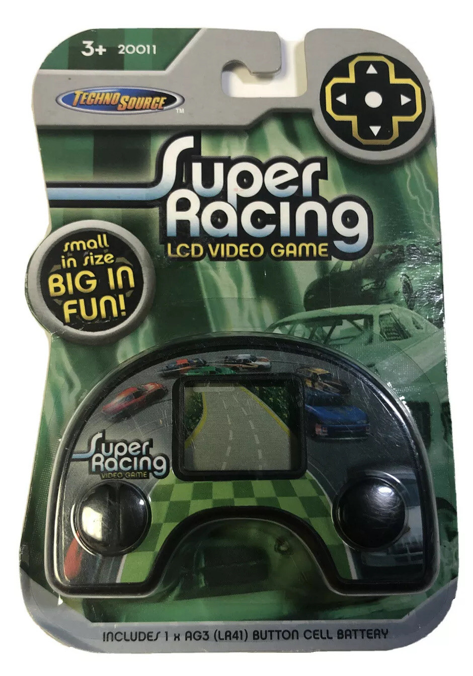 Mini Super Racing Handheld LCD Game by Technosource. 2006 factory Sealed