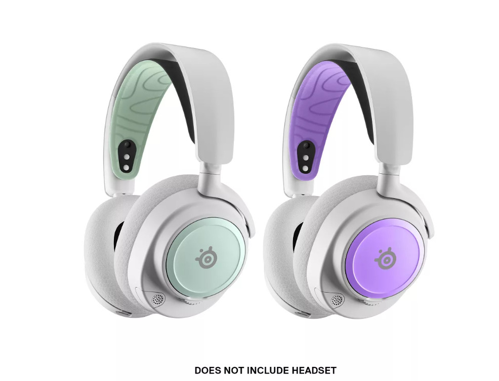 SteelSeries Arctis Nova Booster Duo (Headband and Speaker Plates) – Mint/Lilac