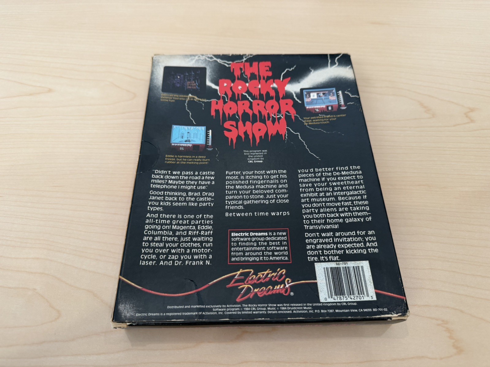 Commodore 64/128 Richard O’Brien’s The Rocky Horror Picture Show 1984 CIB RARE!