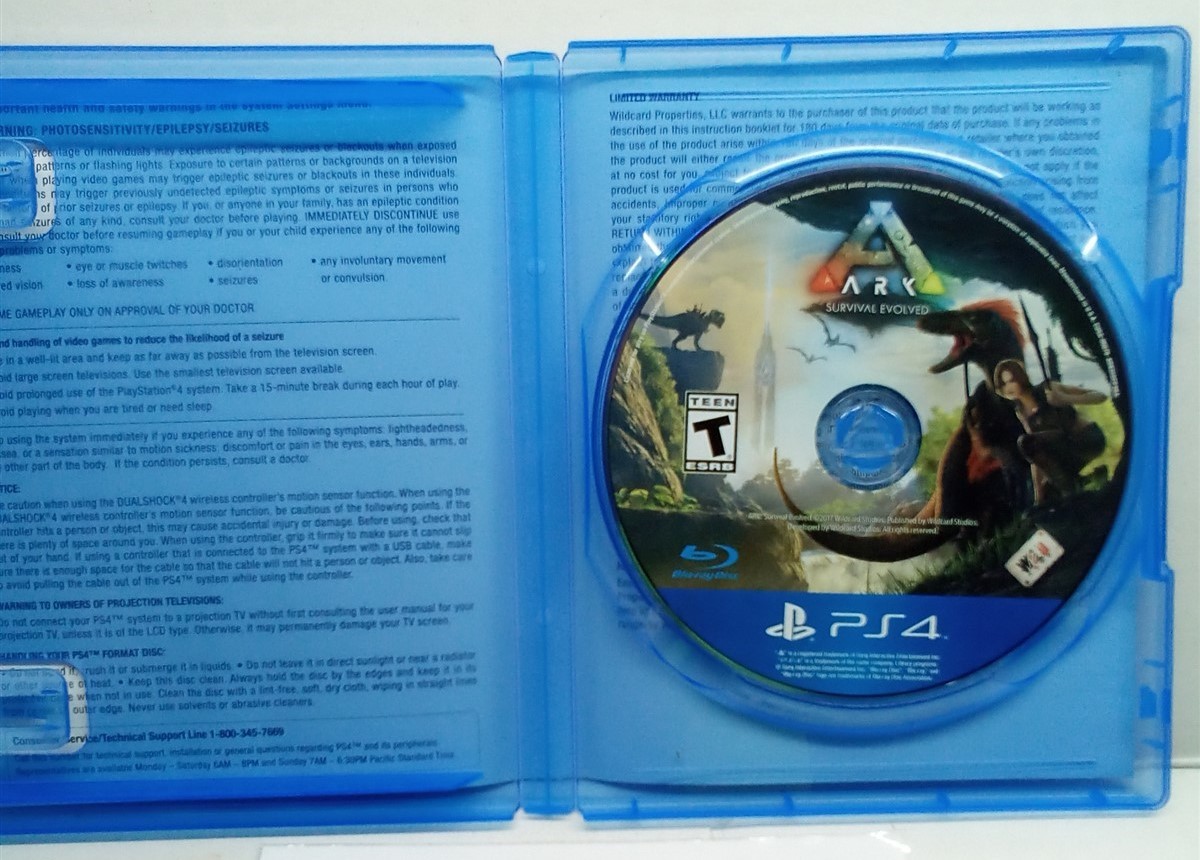 Ark: Survival Evolved (PlayStation 4, 2017) Complete Tested Working – Free Ship