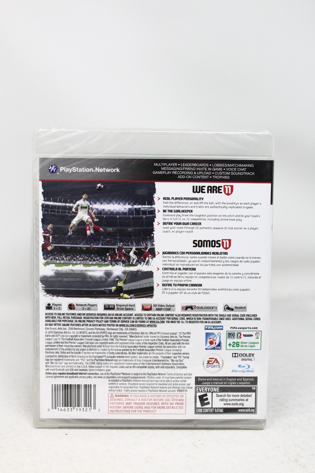 FIFA Soccer 11 (Sony PlayStation 3, PS3, 2010) – New Sealed – See desc.