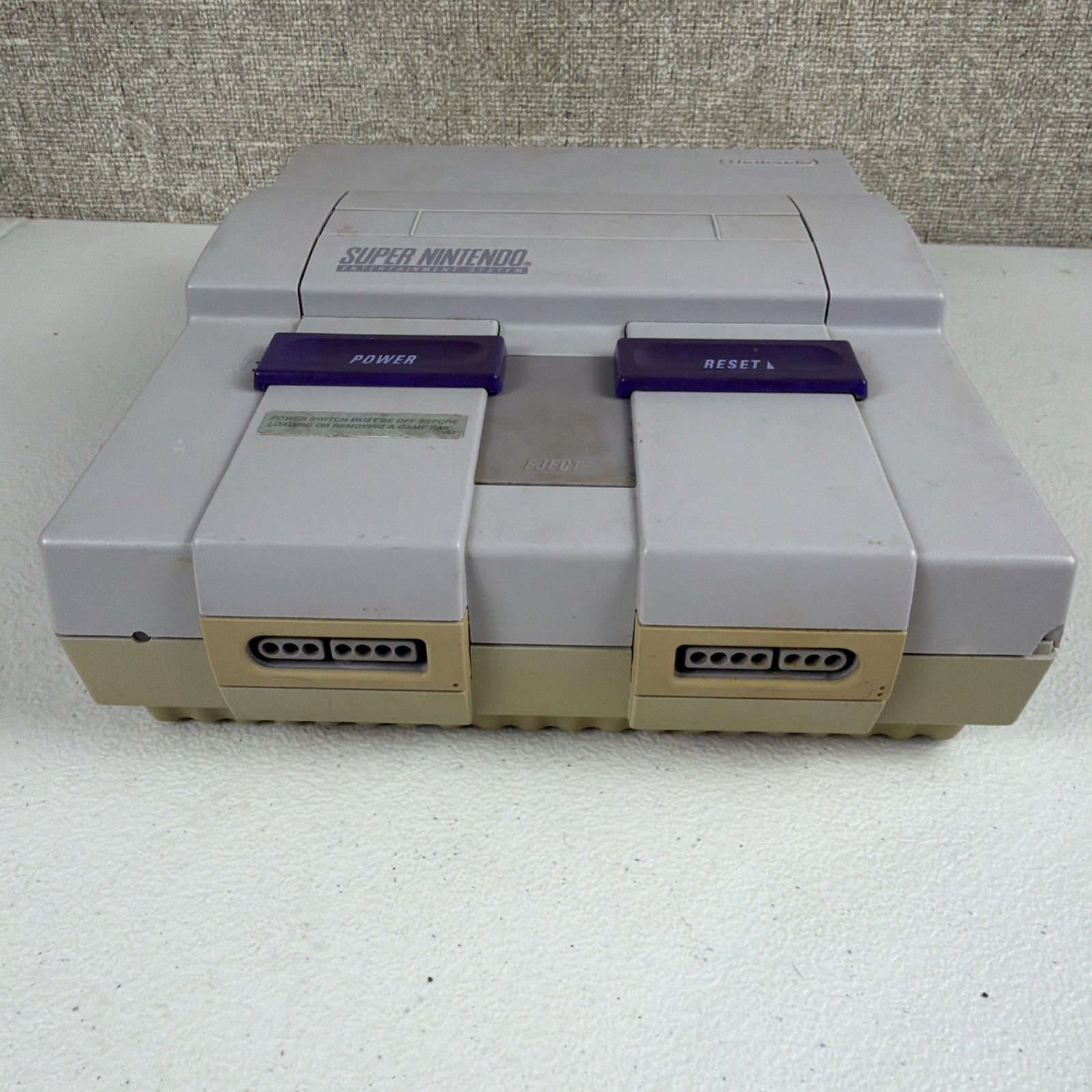 Super Nintendo System SNES Video Game Console Only SNS-001 PARTS ONLY READ