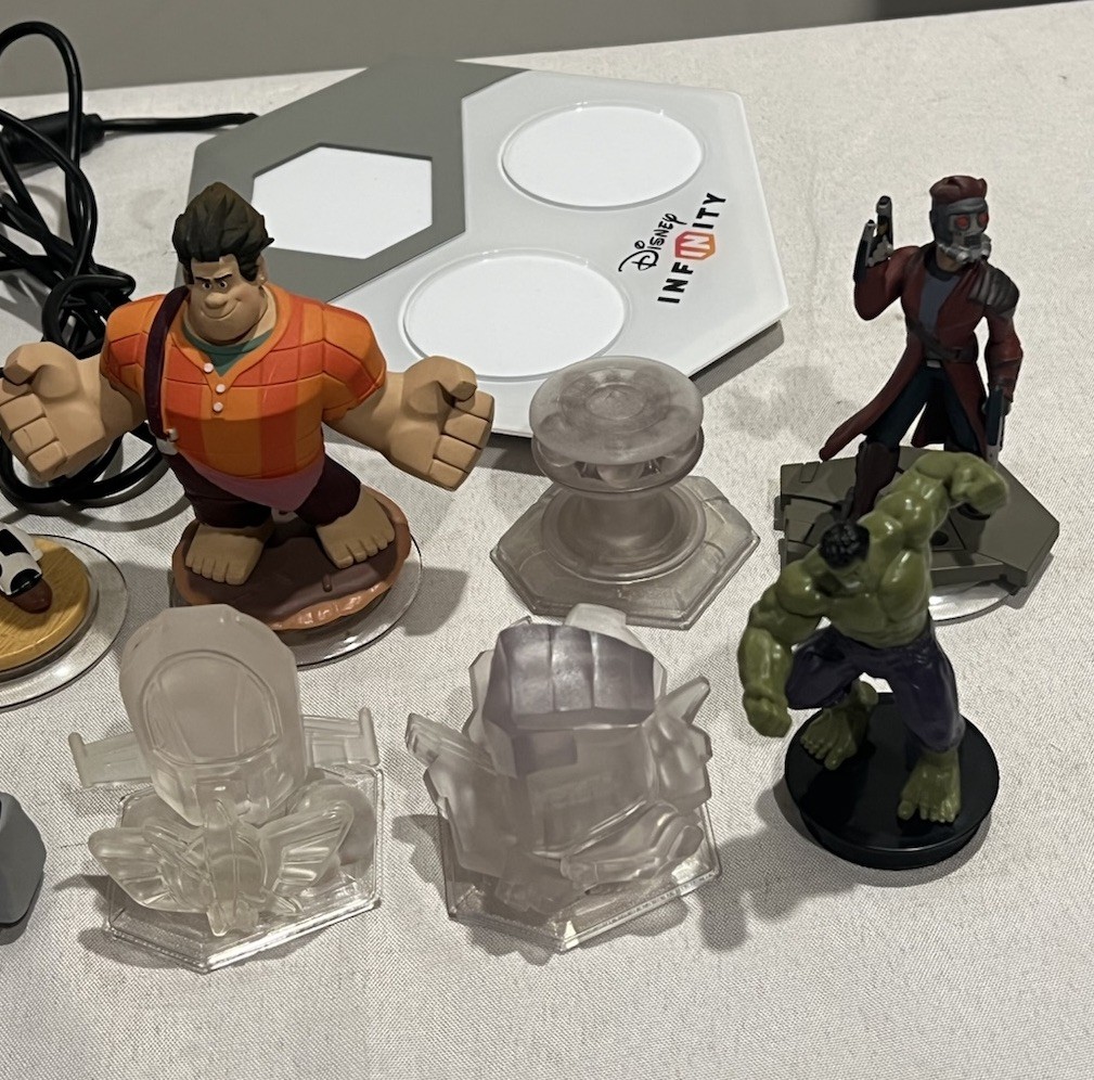 Disney Infinity Lot Thor Captain America Ralph Hulk Jessie Base & More