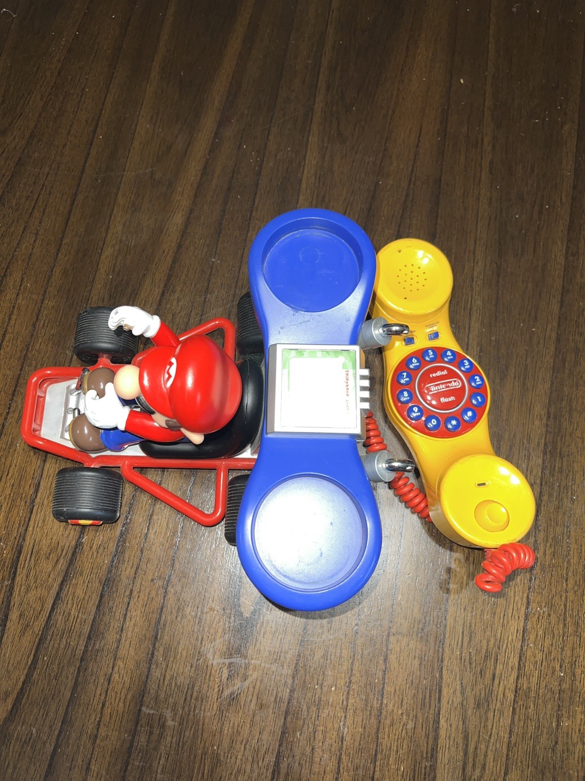 Nintendo Super Mario Kart Desk Telephone Vintage 2002 Rare