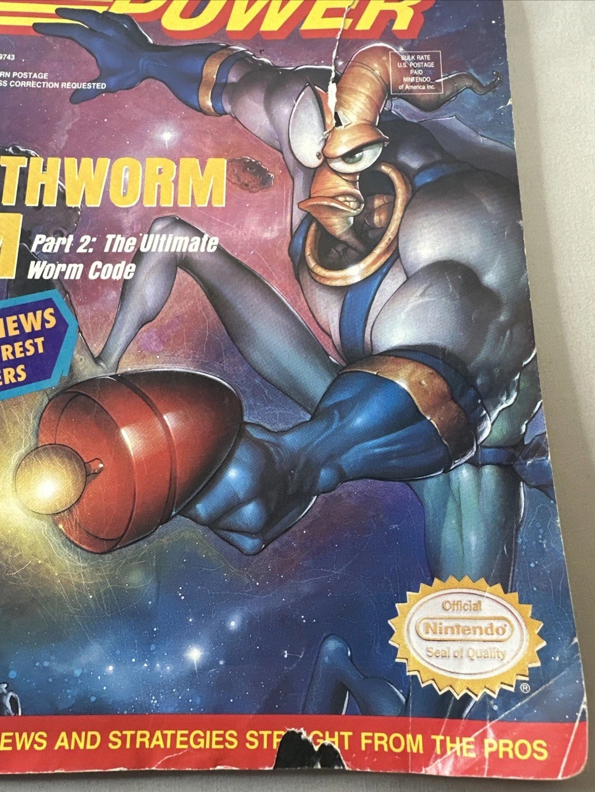 Nintendo Power Magazine 67 1994 Earthworm Jim w/ Poster + Cards + Inserts