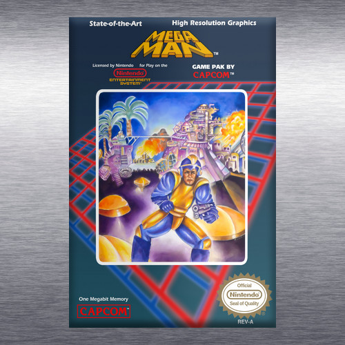 Mega Man 1,2,3,4,5,6 Video Game Box Art High Quality Magnet