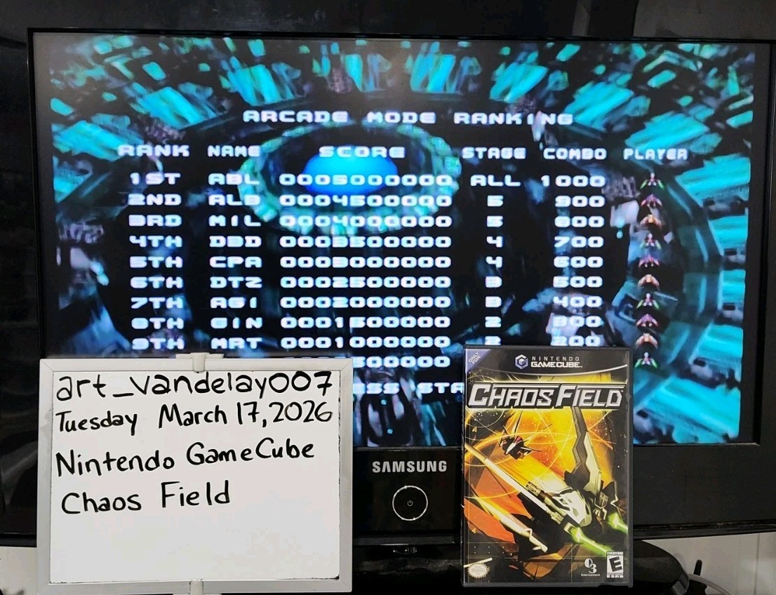 Chaos Field – (GameCube, 2005) *CIB* Great Condition* Black Label* Tested!