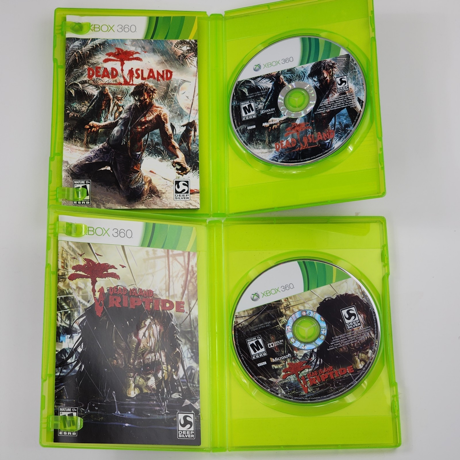 Dead Island & Dead Island Riptide – Microsoft Xbox 360 Tested Game Lot Complete