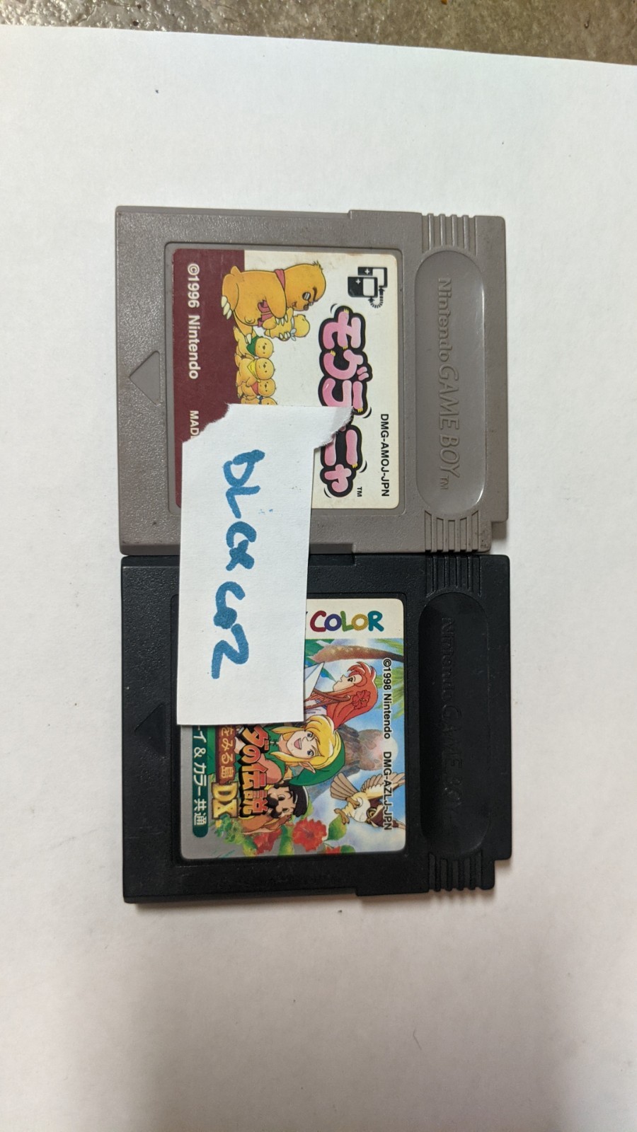 Nintendo Game Boy Japanese Lot of 2 – Mogura Nya & Zelda DX – DLcx62