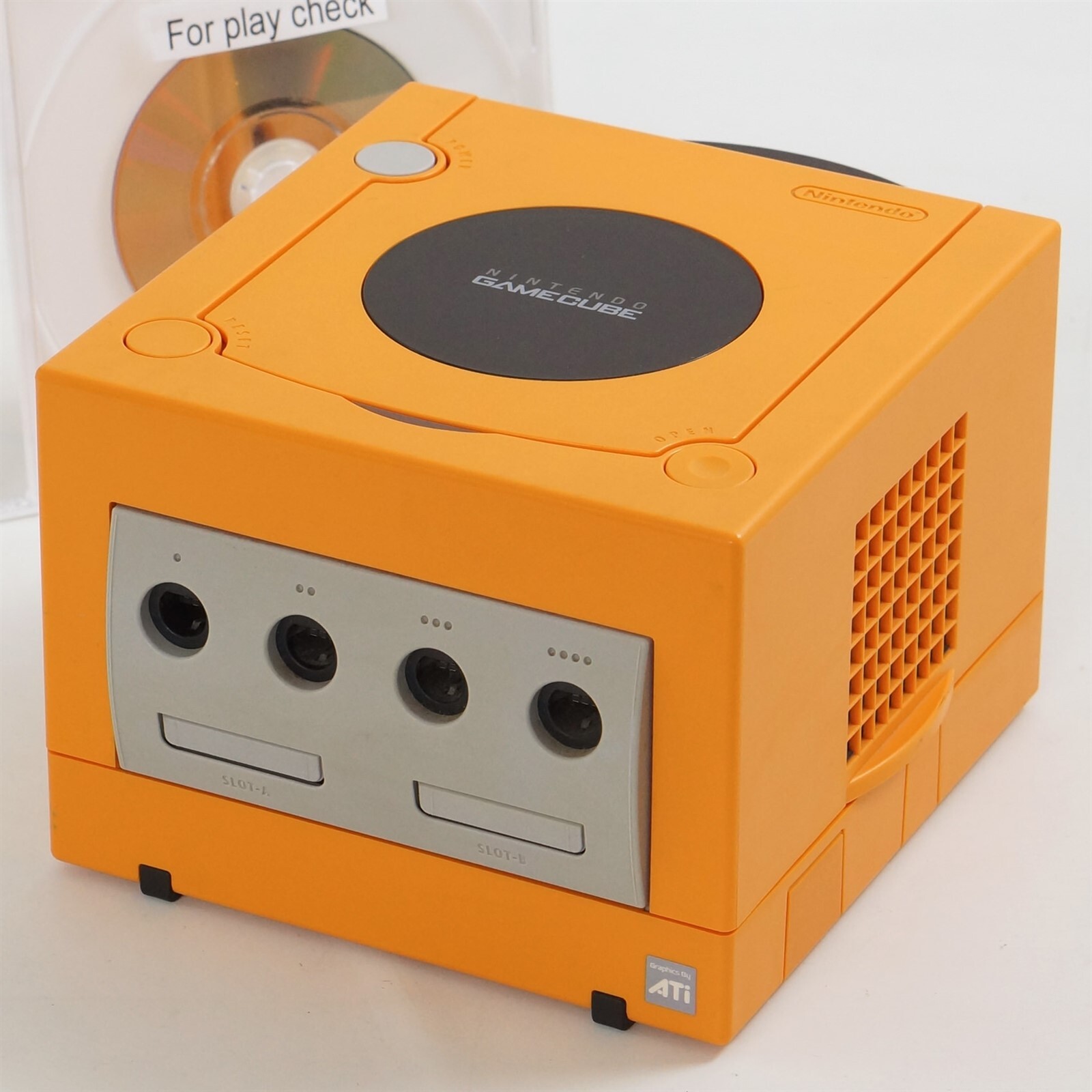 Gamecube Orange Console -System Only- DOL-001JP For Japan Game CD DN11916803