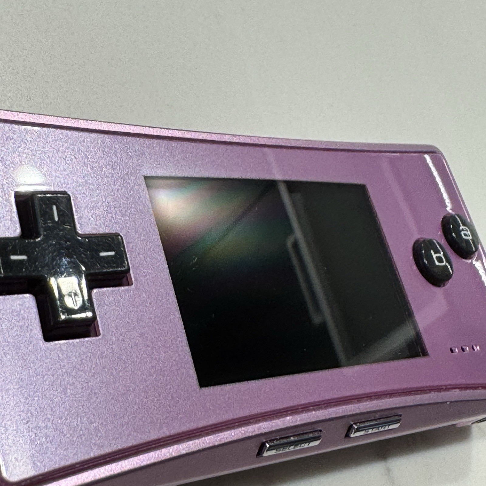 Nintendo Game Boy Micro OXY-001 Purple Console VGC Complete Box CIB OEM Charger