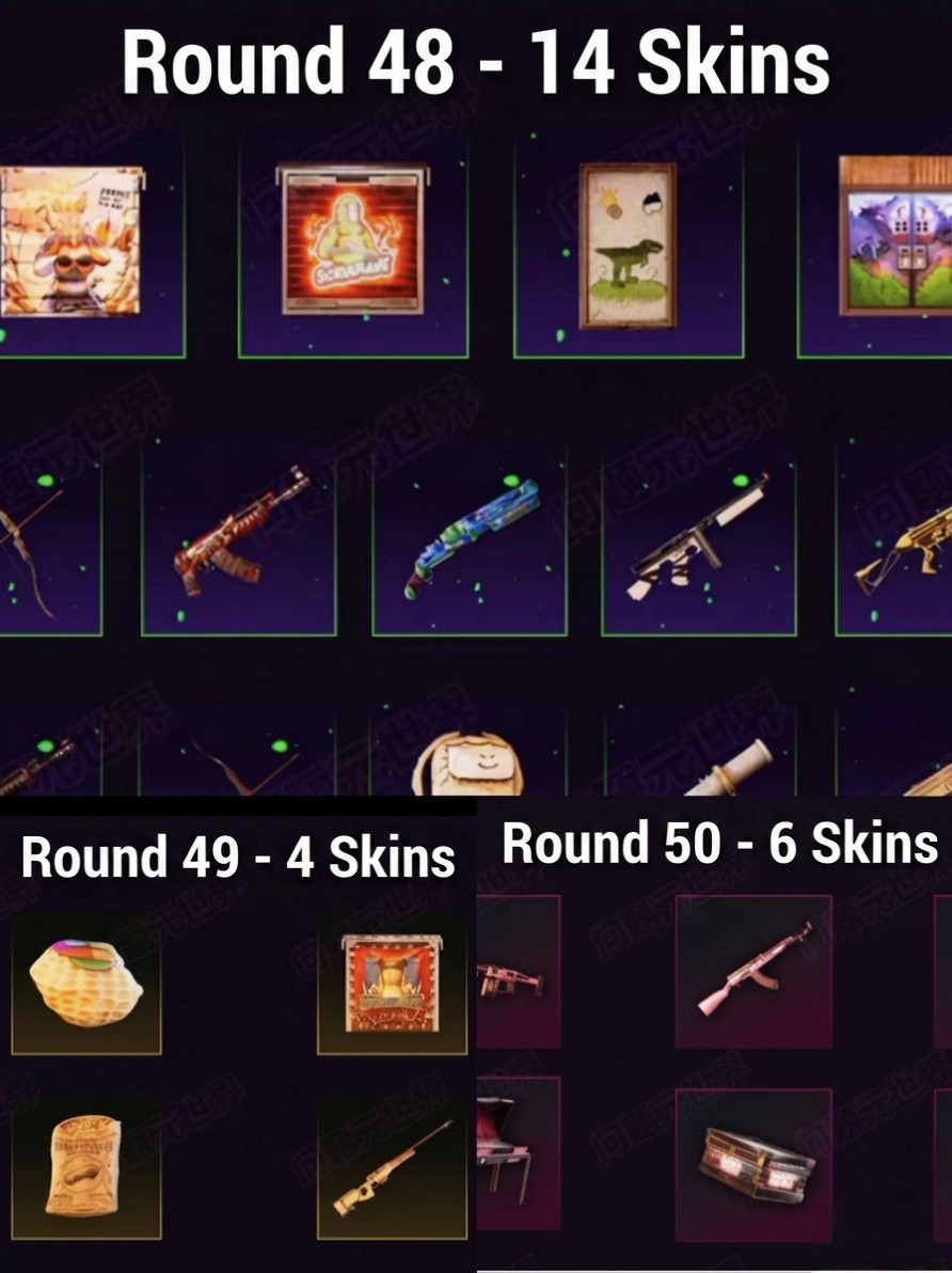 Rust Twitch Drops – Round 48 + 49 + 50 – ALL 24/24 Items