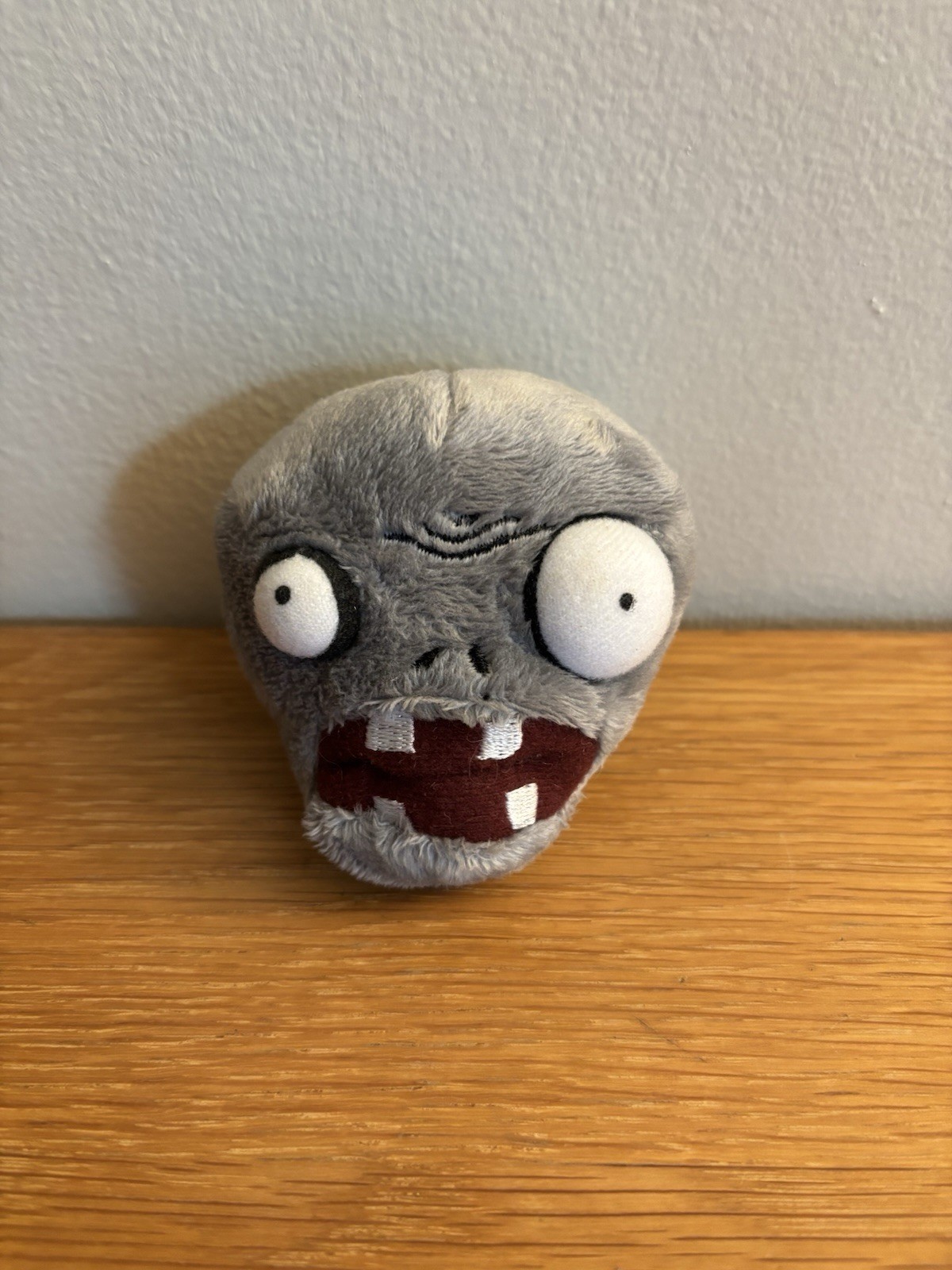 Plants Vs. Zombies Zombie Head Plush 2012 3” Tall PopCap Games Electronic Arts
