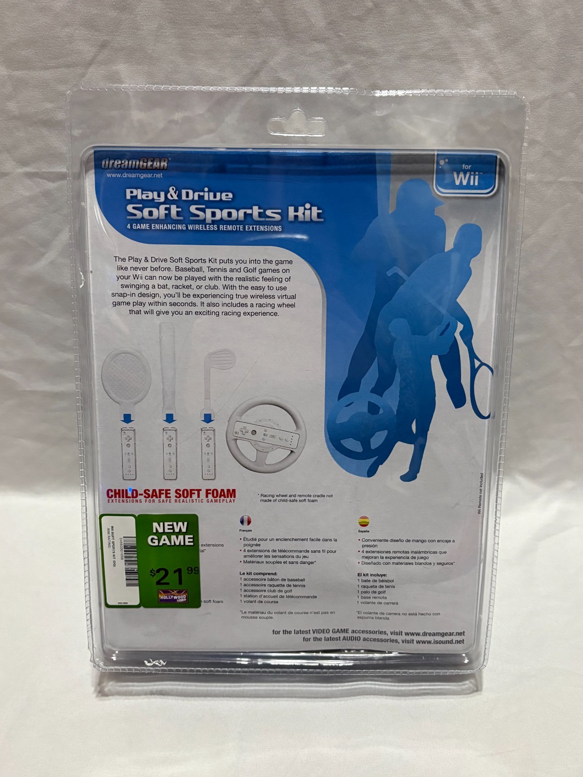 Dreamgear DGWII-1058 Play and Drive Soft Sports Kit for Nintendo (Nintendo Wii)
