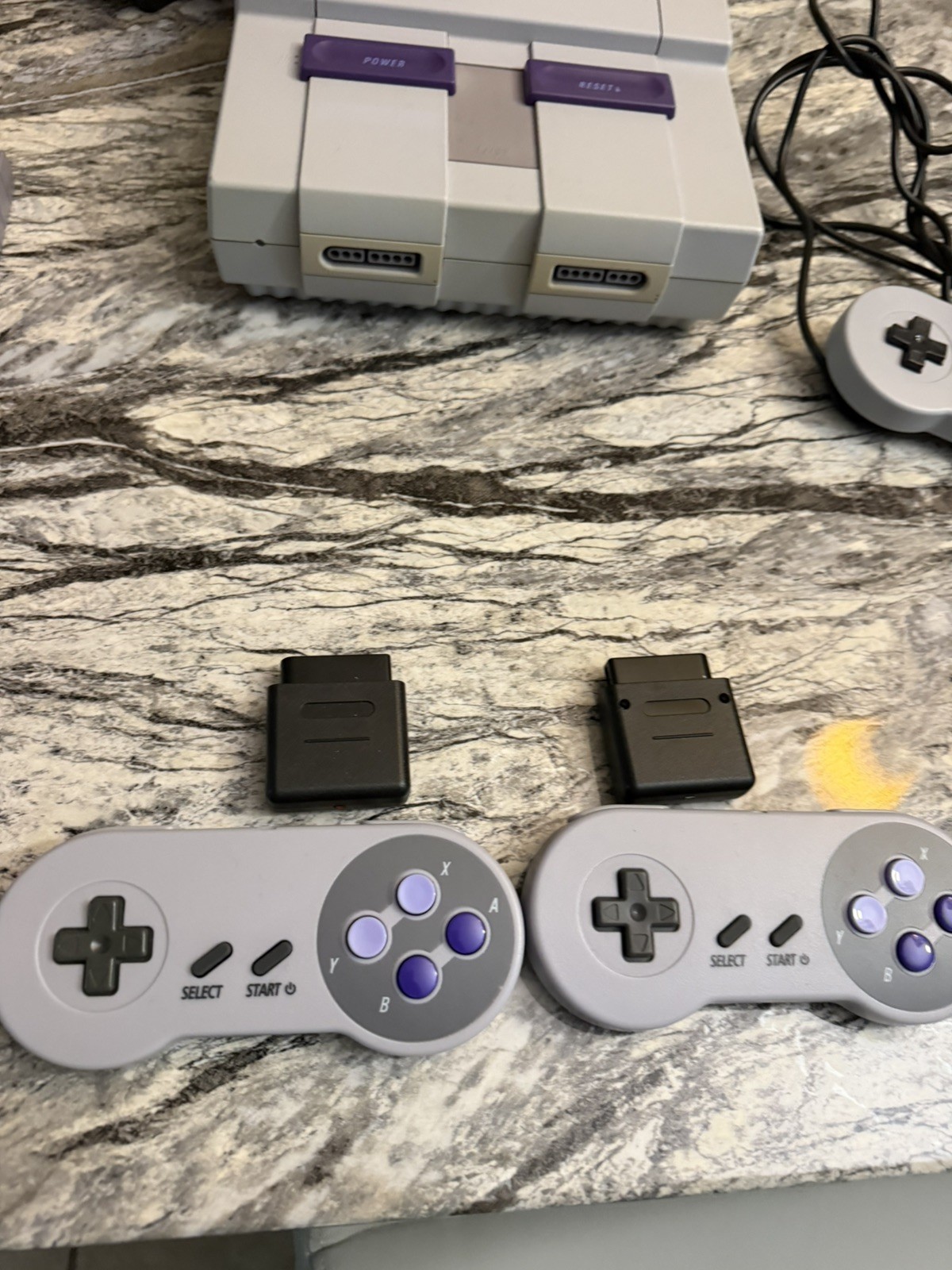 Original Super Nintendo Entertainment System Console SNES Video Game Bundle