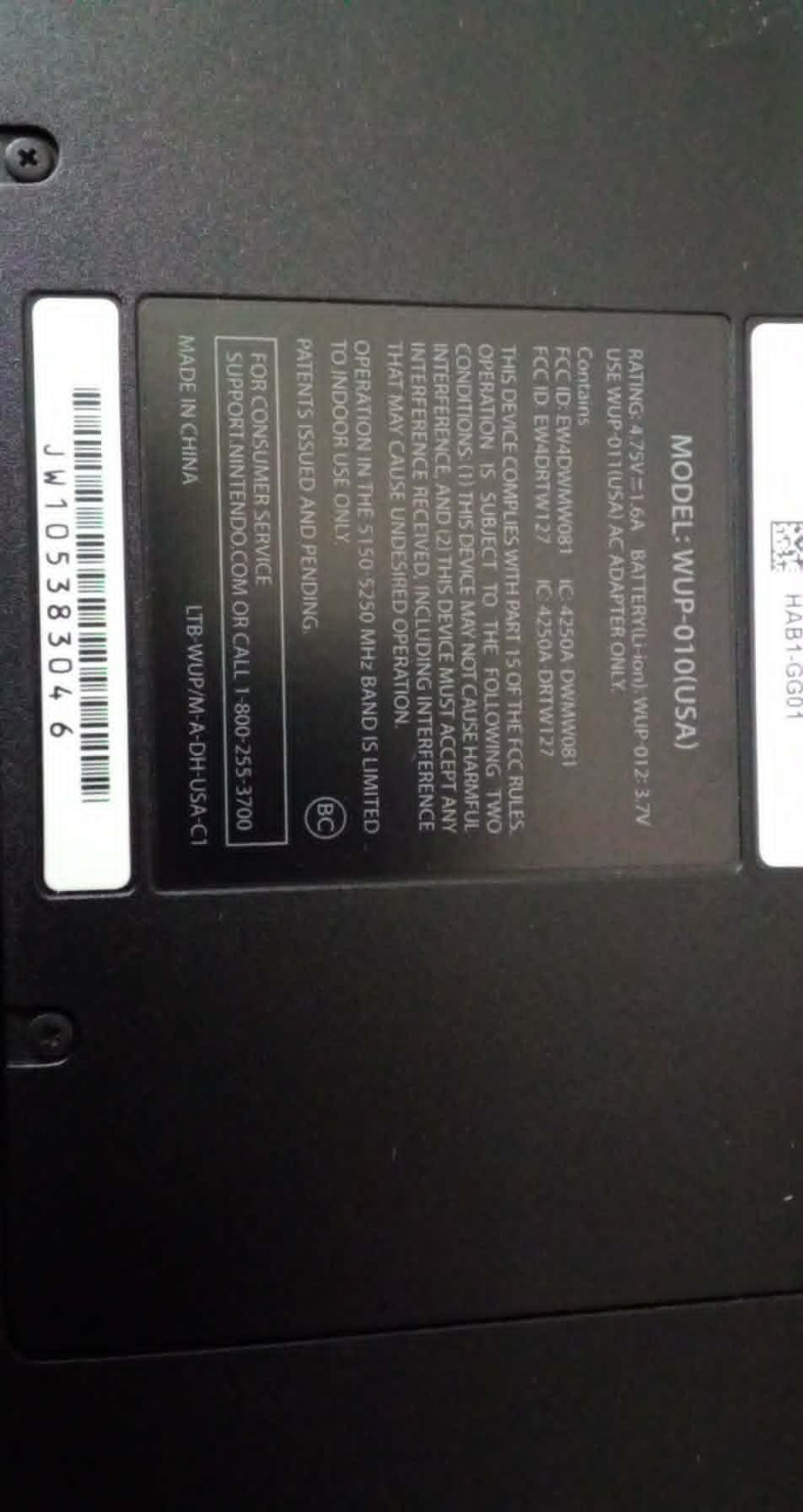 Nintendo WUP-010 (USA) Black Wii Tested Works W/ Charger
