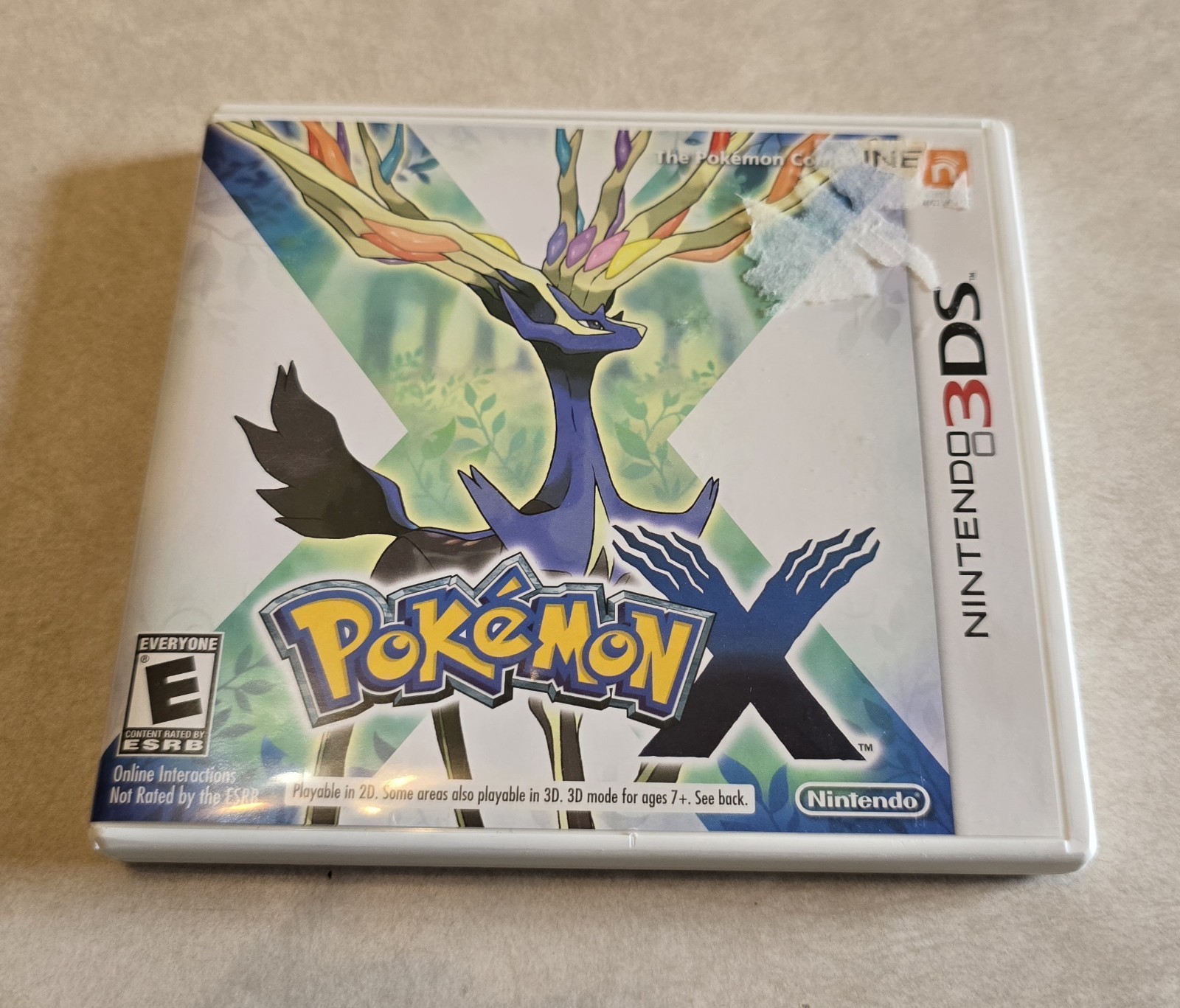 Pokemon x Version Complete In Box Nintendo 3DS 2013 Manual Inserts