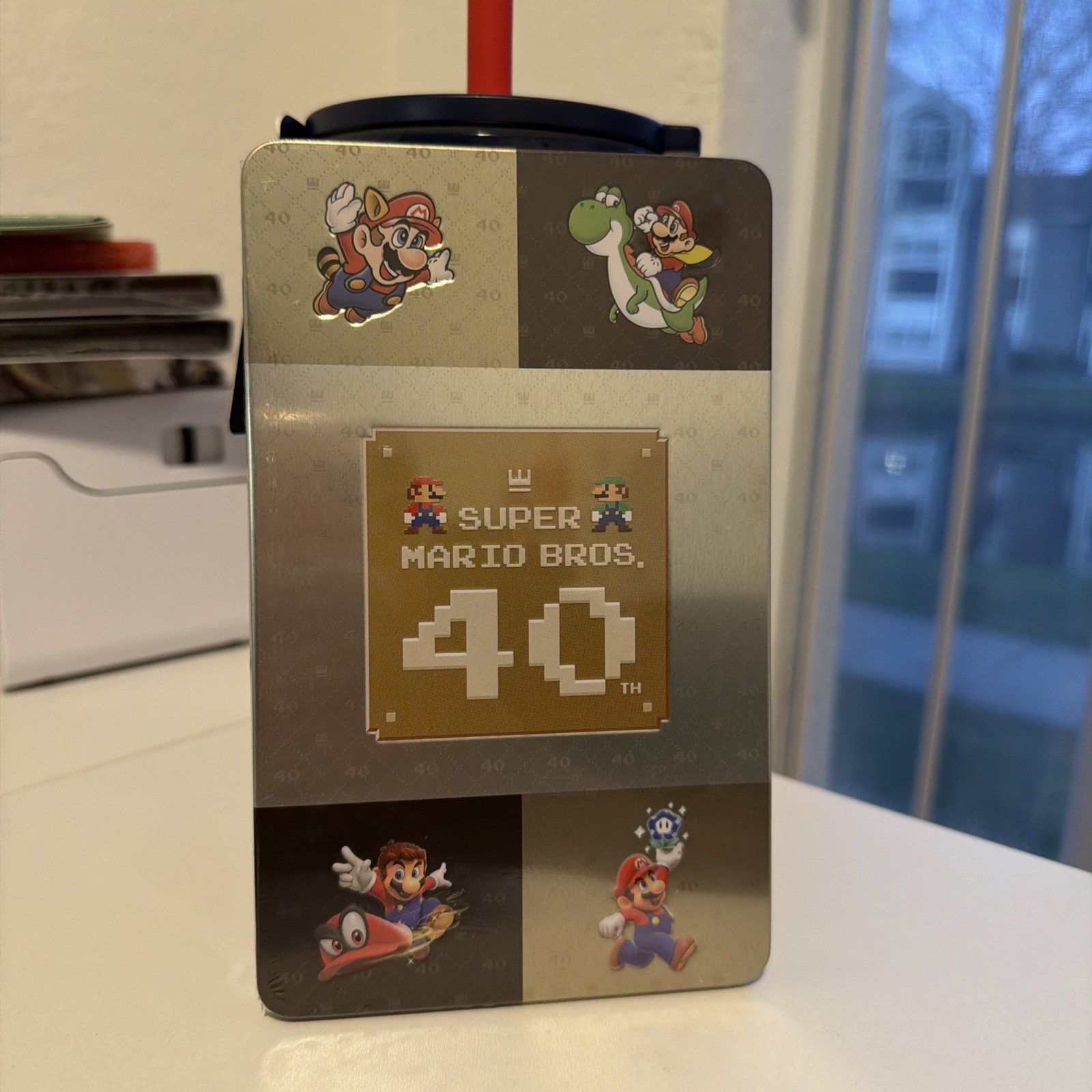 Super Mario Bros. 40th Anniversary Exclusive Game Carrying Case Steelbook