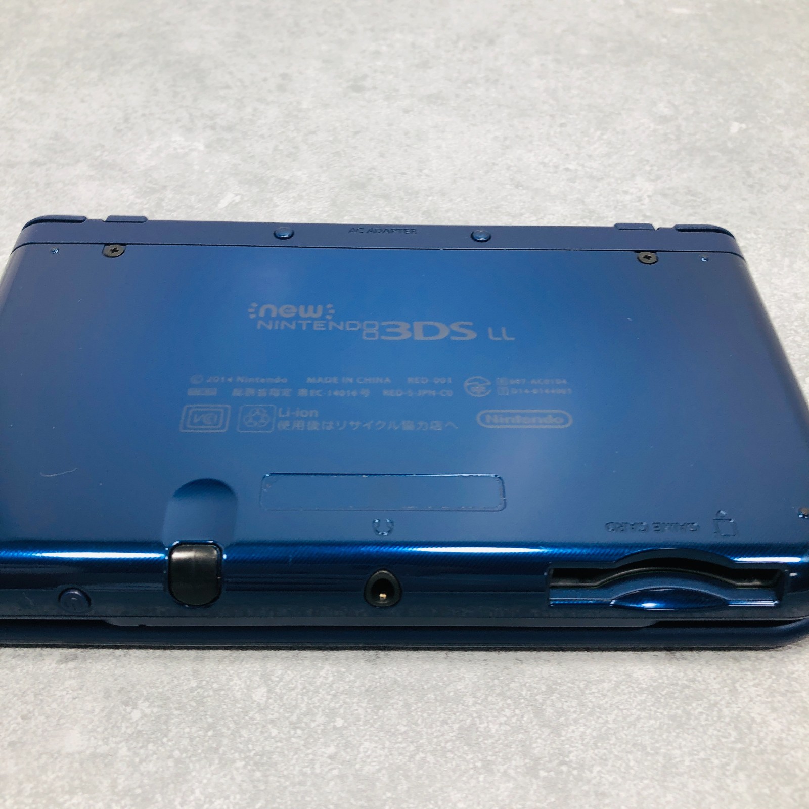 [Top IPS / EX+3] New Nintendo 3DS LL XL Metallic Blue console Japan NTSC-J 06-86