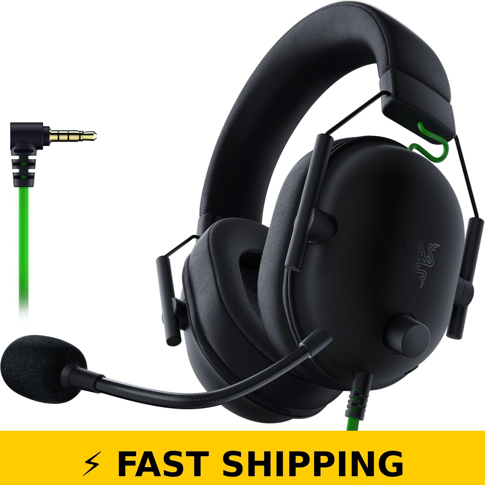 Razer BlackShark V2 X Gaming Headset – 7.1 Surround Sound – Black