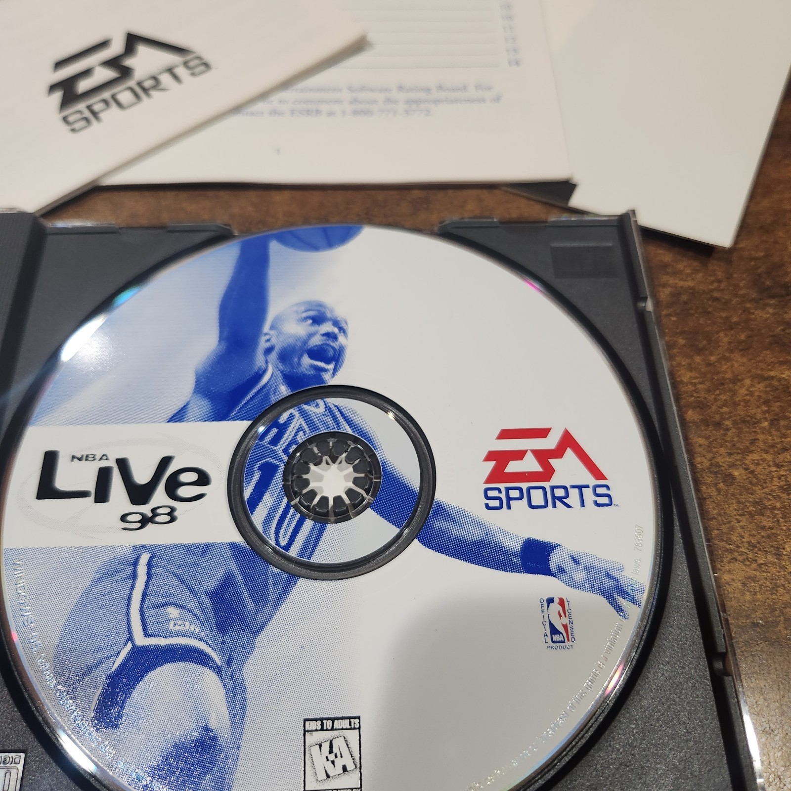 Big Box PC CD Game: EA Sports NBA Live 98, Complete w/ manuals & insert