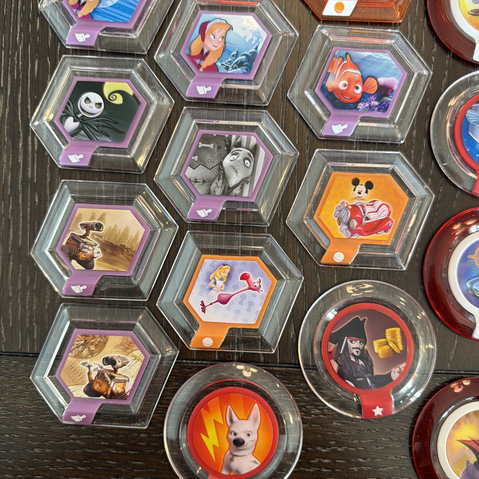 Disney Infinity 1.0 Power Disc Lot Of 23 No Duplicates (Lot 7)