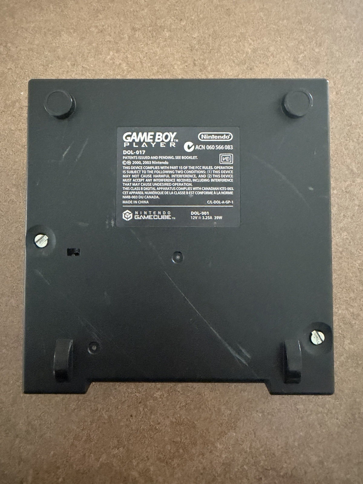 Nintendo GameCube: Game Boy Player w/ disc and case included